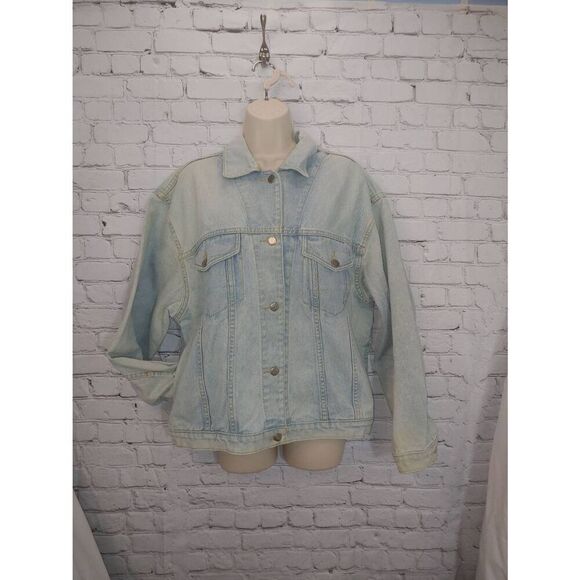 Breaker Jeans Vintage Women's Size Large Denim Jean Jacket - Picture 1 of 7